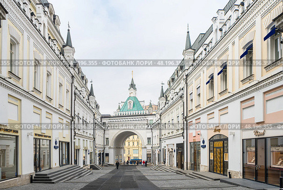 Moscow Tretyakovsky proezd. Редакционное фото, фотограф Мария Паина / Фотобанк Лори