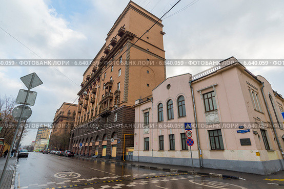 Москва, городская усадьба А.И. Зимина в Гончарном переулке (2014 год). Редакционное фото, фотограф Володина Ольга / Фотобанк Лори