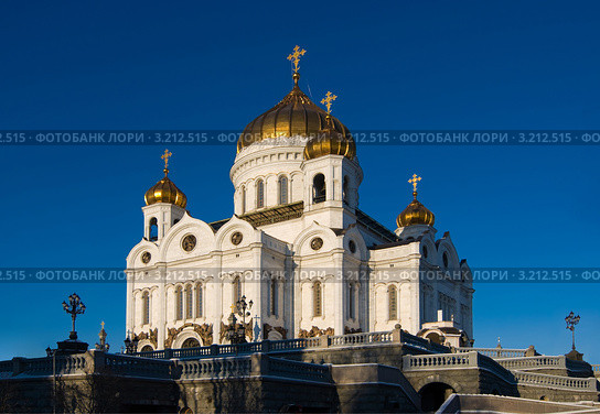 Москва. Храм Христа Спасителя (2012 год). Стоковое фото, фотограф Зобков Юрий / Фотобанк Лори