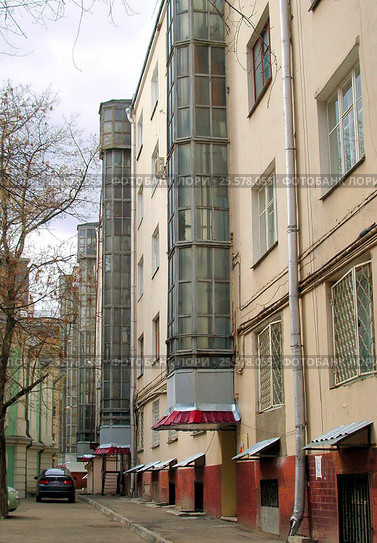 Москва. Колпачный переулок, дом 6, строение 5 (2007 год). Стоковое фото, фотограф Илюхина Наталья / Фотобанк Лори