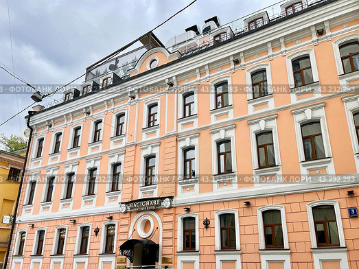 Москва, Лялин переулок, дом 3, строение 3. Историческое здание. Редакционное фото, фотограф Овчинникова Ирина / Фотобанк Лори