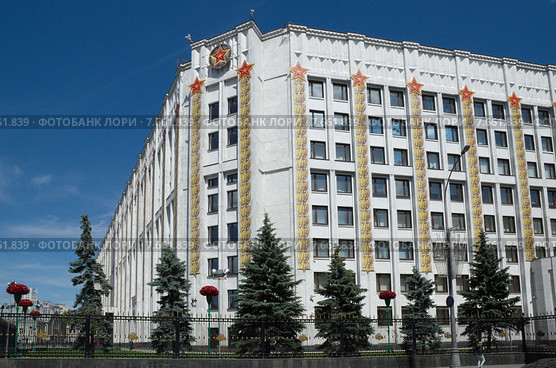 Москва. Министерство обороны Российской Федерации (2015 год). Стоковое фото, фотограф Елена Коромыслова / Фотобанк Лори
