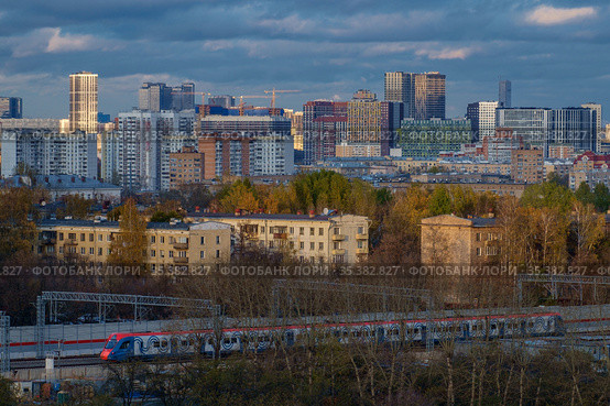 Москва, район Фили-Давыдково. Редакционное фото, фотограф glokaya_kuzdra / Фотобанк Лори