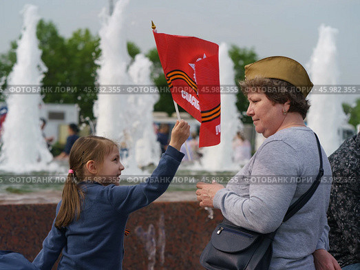 Москва, Россия, 9 мая 2019 - Празднование Дня Победы в Москве. Редакционное фото, фотограф YuryKara / Фотобанк Лори