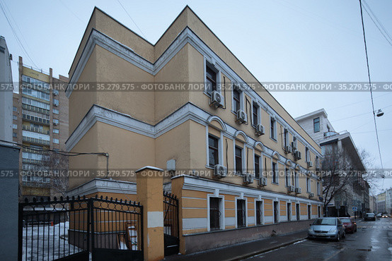 Москва, Скатертный переулок, дом 20 (2021 год). Редакционное фото, фотограф Дмитрий Неумоин / Фотобанк Лори