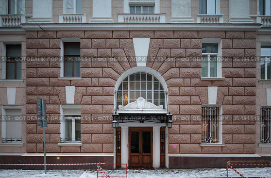 Москва, Скатертный переулок дом 3 (2021 год). Редакционное фото, фотограф Дмитрий Неумоин / Фотобанк Лори