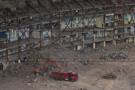 Москва. Стадион Лужники, реконструкция. (2014 год). Редакционное фото, фотограф Sashenkov89 / Фотобанк Лори