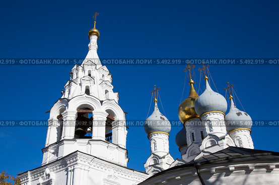 Москва. Церковь Николая Чудотворца в Пыжах на Большой Ордынке (1672) (2013 год). Стоковое фото, фотограф Михаил Ворожцов / Фотобанк Лори