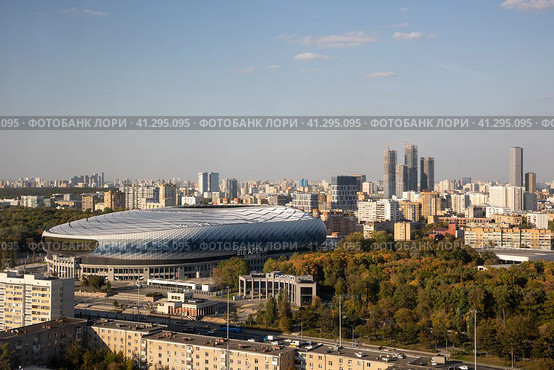 Москва. «ВТБ Арена» - Центральный стадион «Динамо» имени Льва Яшина (2023 год). Редакционное фото, фотограф Михаил Ворожцов / Фотобанк Лори