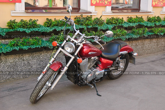 Мотоцикл "Хонда" (Honda) (2010 год). Редакционное фото, фотограф Алёшина Оксана / Фотобанк Лори