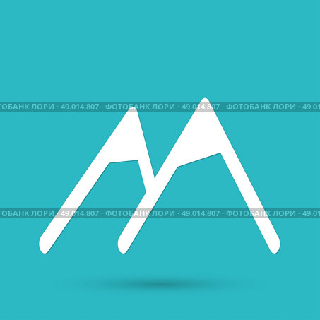Mountain icon. Стоковая иллюстрация, агентство Ingram Publishing / Фотобанк Лори