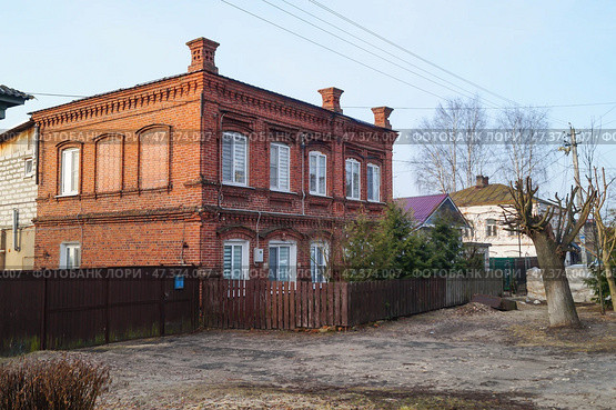 Мстёра , улица III Интернационала, 39. Дом Баранова. Стоковое фото, фотограф Сергей Овчинников / Фотобанк Лори