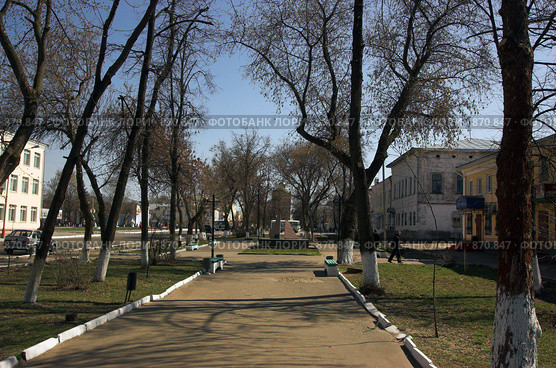 Муром. Старые улицы. Бульвар (2009 год). Редакционное фото, фотограф Акимов Александр / Фотобанк Лори