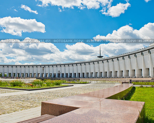 Музей Победы. Парк Победы. Поклонная гора. Москва. Россия (2024 год). Редакционное фото, фотограф E. O. / Фотобанк Лори