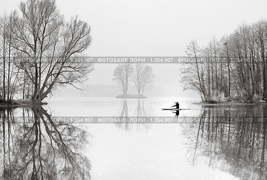 На холодной воде. Стоковое фото, фотограф Владимир Блинов / Фотобанк Лори