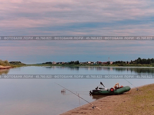 На рыбалке. Стоковое фото, фотограф Александр Карпенко / Фотобанк Лори