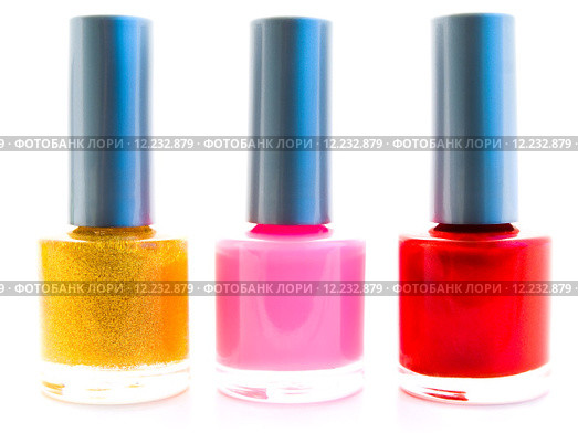 nail polish. Стоковое фото, фотограф Sergej Razvodovskij / PantherMedia / Фотобанк Лори