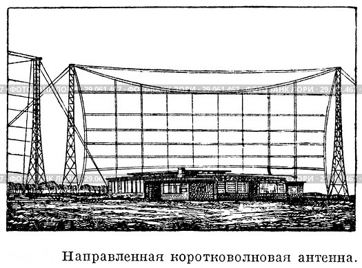 Направленная коротковолновая антенна. Стоковая иллюстрация, иллюстратор Макаров Алексей / Фотобанк Лори