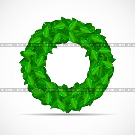 Natural Green Leaves Background. Vector Illustration EPS10. Natural Green Leaves Background. Vector Illustration. Стоковая иллюстрация, агентство Ingram Publishing / Фотобанк Лори