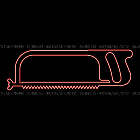 Neon hacksaw for metal and manual using Hand saw Repair tool red color vector illustration image flat style light. Neon hacksaw for metal and manual using Hand saw Repair tool red color vector illustration image flat style. Стоковая иллюстрация, агентство Ingram Publishing / Фотобанк Лори
