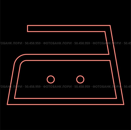 Neon ironing is allowed middle temperature to one hundred and fifty 150 degrees Clothes care symbols Washing concept Laundry sign red color vector illustration image flat style light. Neon ironing is allowed middle temperature to one hundred and fifty 150 degrees Clothes care symbols Washing concept Laundry sign red color vector illustration image flat style. Стоковая иллюстрация, агентство Ingram Publishing / Фотобанк Лори