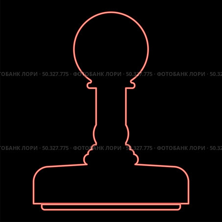 Neon rubber stamps red color vector illustration flat style light image. Neon rubber stamps red color vector illustration flat style image. Стоковая иллюстрация, агентство Ingram Publishing / Фотобанк Лори