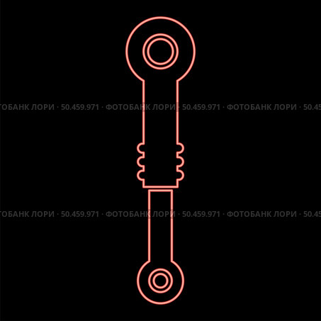 Neon shock absorber Suspension red color vector illustration image flat style light. Neon shock absorber Suspension red color vector illustration image flat style. Стоковая иллюстрация, агентство Ingram Publishing / Фотобанк Лори