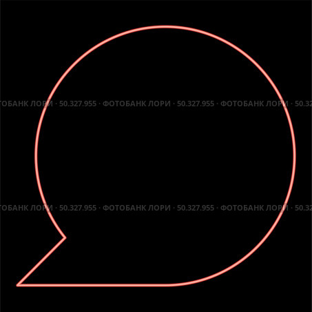 Neon sign commentary red color vector illustration flat style light image. Neon sign commentary red color vector illustration flat style image. Стоковая иллюстрация, агентство Ingram Publishing / Фотобанк Лори