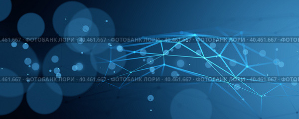 Neural network. Social network. Big data. Blockchain technology. Network structure background. Artificial intelligence. Machine learning. Data background. Zero trust. 3D rendering. Стоковая иллюстрация, иллюстратор Alexander / Фотобанк Лори