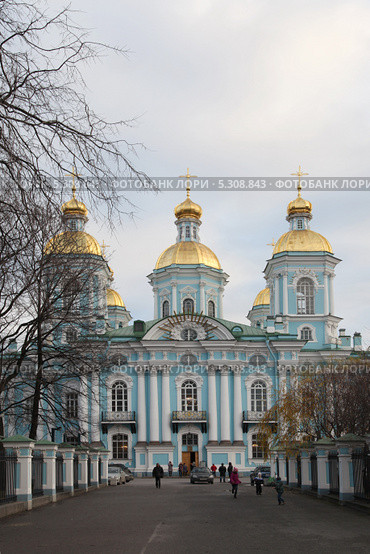 Никольский Морской собор в Санкт-петербурге (2013 год). Стоковое фото, фотограф Александр Секретарев / Фотобанк Лори