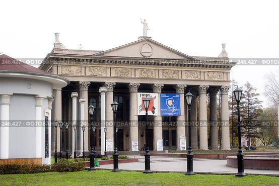 Новокузнецк, Драматический театр (2005 год). Стоковое фото, фотограф Андрей Доронченко / Фотобанк Лори