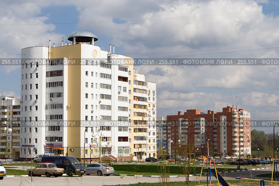 Новый жилой микрорайон (2008 год). Редакционное фото, фотограф Галина Лукьяненко / Фотобанк Лори