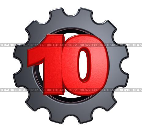 number wheel 10 ten chromium. Стоковая иллюстрация, иллюстратор Jörg Röse-Oberreich / PantherMedia / Фотобанк Лори