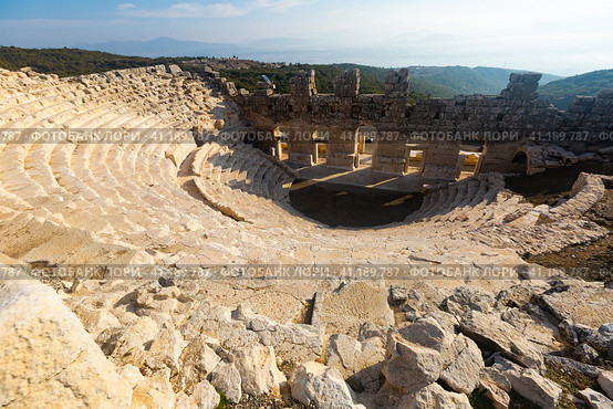 Odeon and bouleuterion at Kibyra. Стоковое фото, фотограф Яков Филимонов / Фотобанк Лори