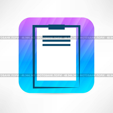 office tablet icon. Стоковая иллюстрация, агентство Ingram Publishing / Фотобанк Лори