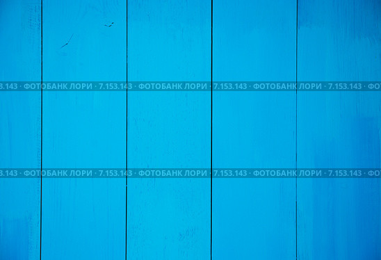 Окрашенные синие доски, фон. Стоковое фото, фотограф Влад  Плотников / Фотобанк Лори