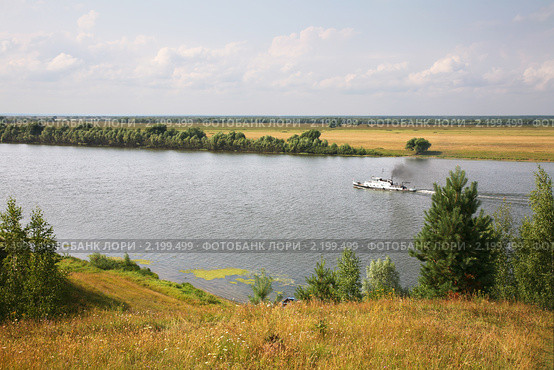 Окские дали. Стоковое фото, фотограф Наталья Волкова / Фотобанк Лори