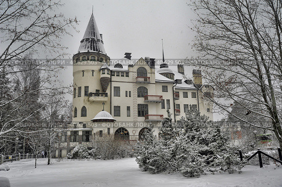 Old hotel Valtionhotelli (2014 год). Редакционное фото, фотограф Анна Кривицкая / Фотобанк Лори