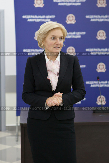 Ольга Юрьевна Голодец - зампред правительства РФ (2015 год). Редакционное фото, фотограф Максим Коломыченко / Фотобанк Лори