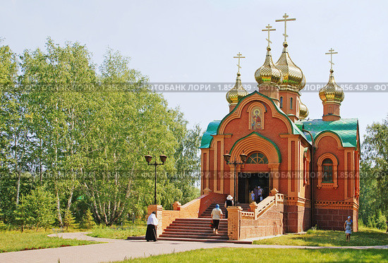 Омск. Ачаирский Крестовый монастырь (2010 год). Стоковое фото, фотограф Julia Nelson / Фотобанк Лори