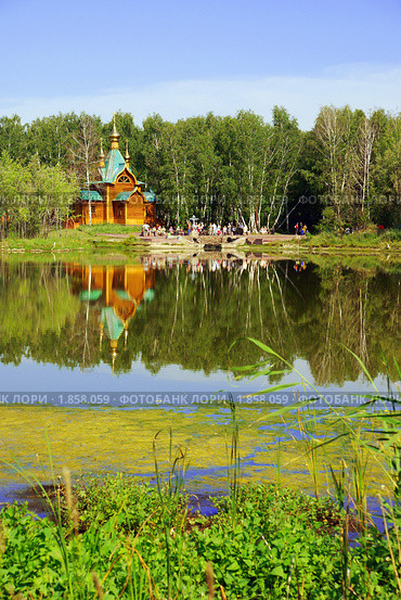 Омск. Ачаирский Крестовый монастырь (2010 год). Стоковое фото, фотограф Julia Nelson / Фотобанк Лори