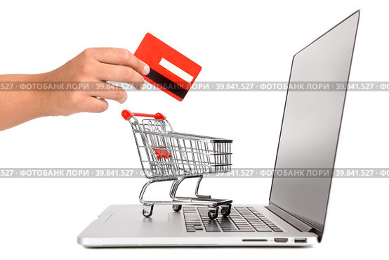 Online shopping. Стоковое фото, фотограф Luis Louro / PantherMedia / Фотобанк Лори
