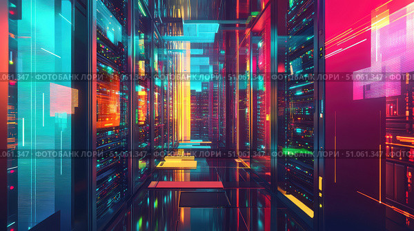optimization sliding server farm ai generated. Стоковое AI-изображение, AI-художник Vectorwin / Фотобанк Лори