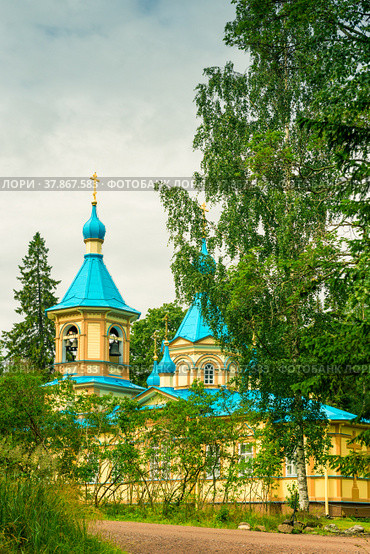 Orthodox Church (Gethsemane Skete) on Valaam Island - Karelia Russia (2020 год). Стоковое фото, фотограф Константин Лабунский / Фотобанк Лори