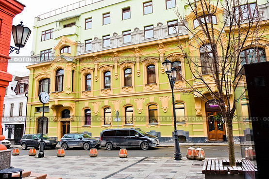 Особняк Николая Терентьева. Петровский переулок, 8. Москва. Редакционное фото, фотограф E. O. / Фотобанк Лори