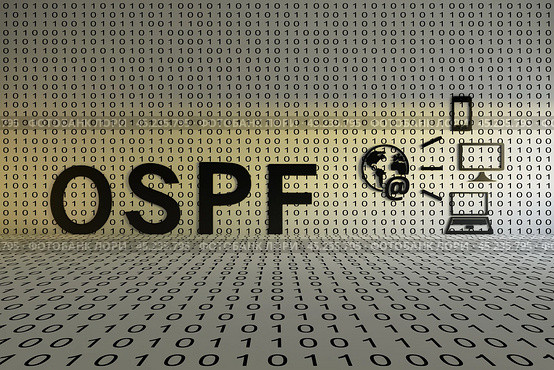 OSPF concept text sunlight 3D illustration. Стоковая иллюстрация, иллюстратор Максим Иванов / Фотобанк Лори