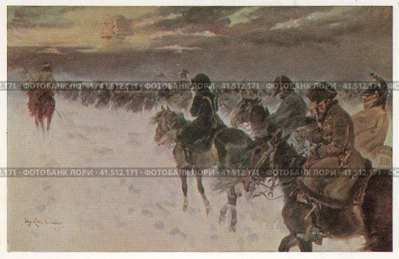 Отступление Наполеона. Стоковое фото, фотограф Сергей Елизарьев / Фотобанк Лори