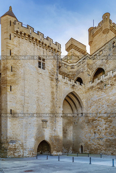 Palace of the Kings of Navarre, Olite, Spain (2018 год). Стоковое фото, фотограф Boris Breytman / Фотобанк Лори