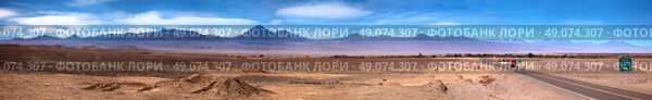 panoramic view of San Pedro de Atacama, Chile. Стоковое фото, агентство Ingram Publishing / Фотобанк Лори