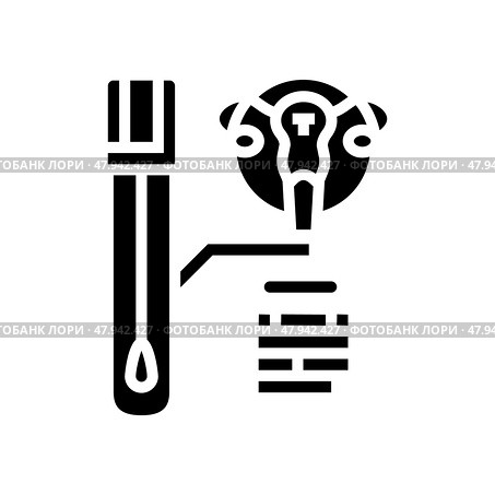 pap smear gynecologist glyph icon vector illustration. Стоковая иллюстрация, иллюстратор Vectorwin / Фотобанк Лори